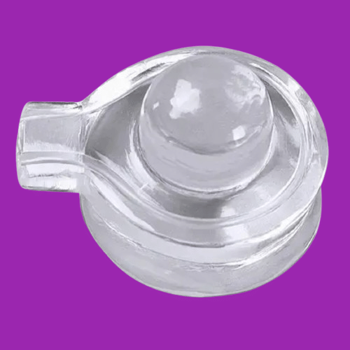     			NAVYAKSH Crystal Shivling Idol ( 1.5 cm )