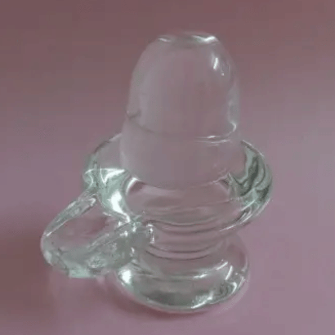     			NAVYAKSH Glass Shivling Idol ( 1.5 cm )