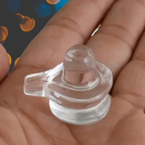     			NAVYAKSH Glass Shivling Idol ( 1.5 cm )