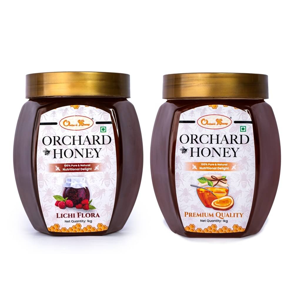 Orchard Honey Forest Honey Litchi Flora+Premium 2 kg Pack of 2 Orchard Honey Forest Honey Litchi Flora+Premium 2 kg Pack of 2