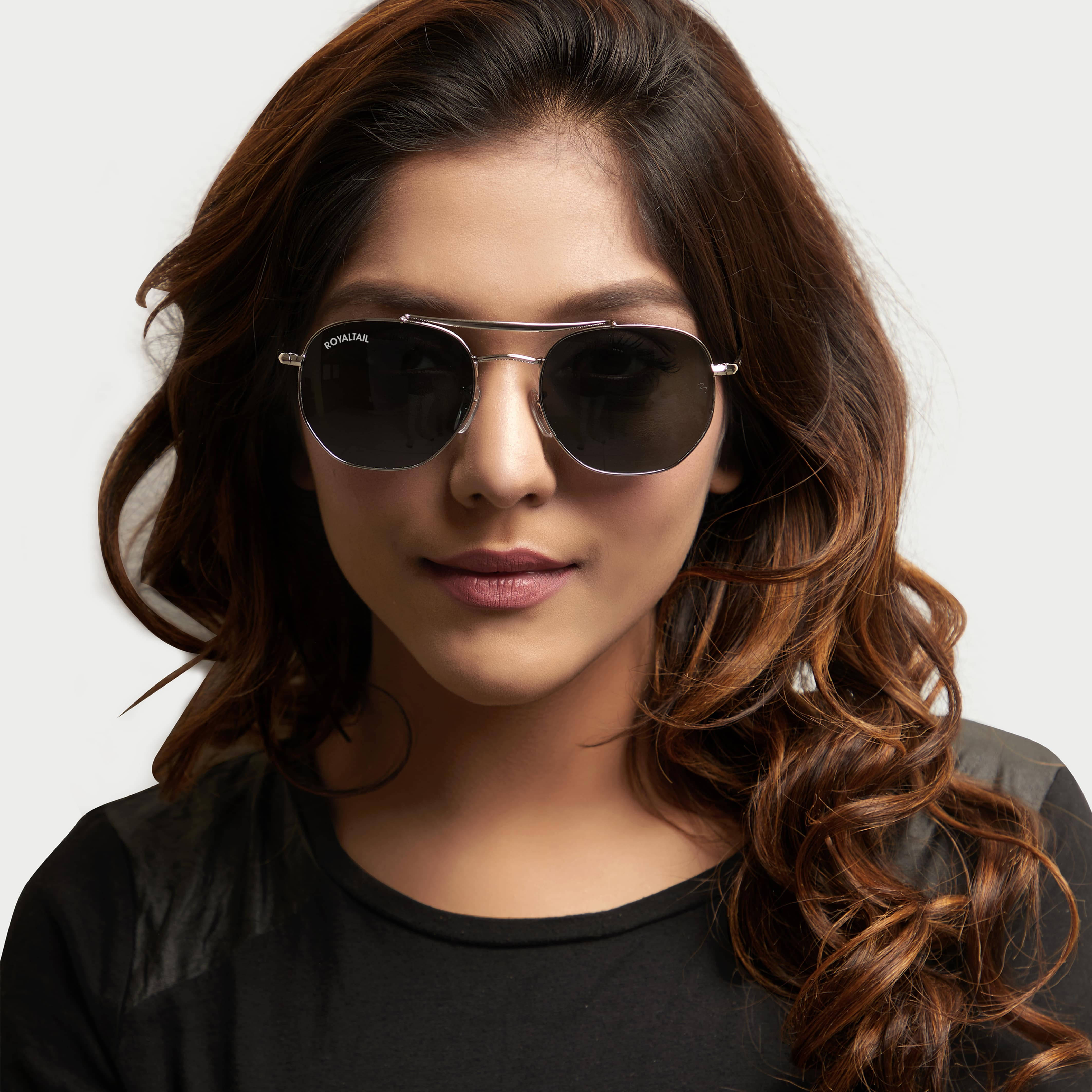 ROYALTAIL Silver Round Sunglasses ( Pack of 1 ) ROYALTAIL Silver Round Sunglasses ( Pack of 1 )