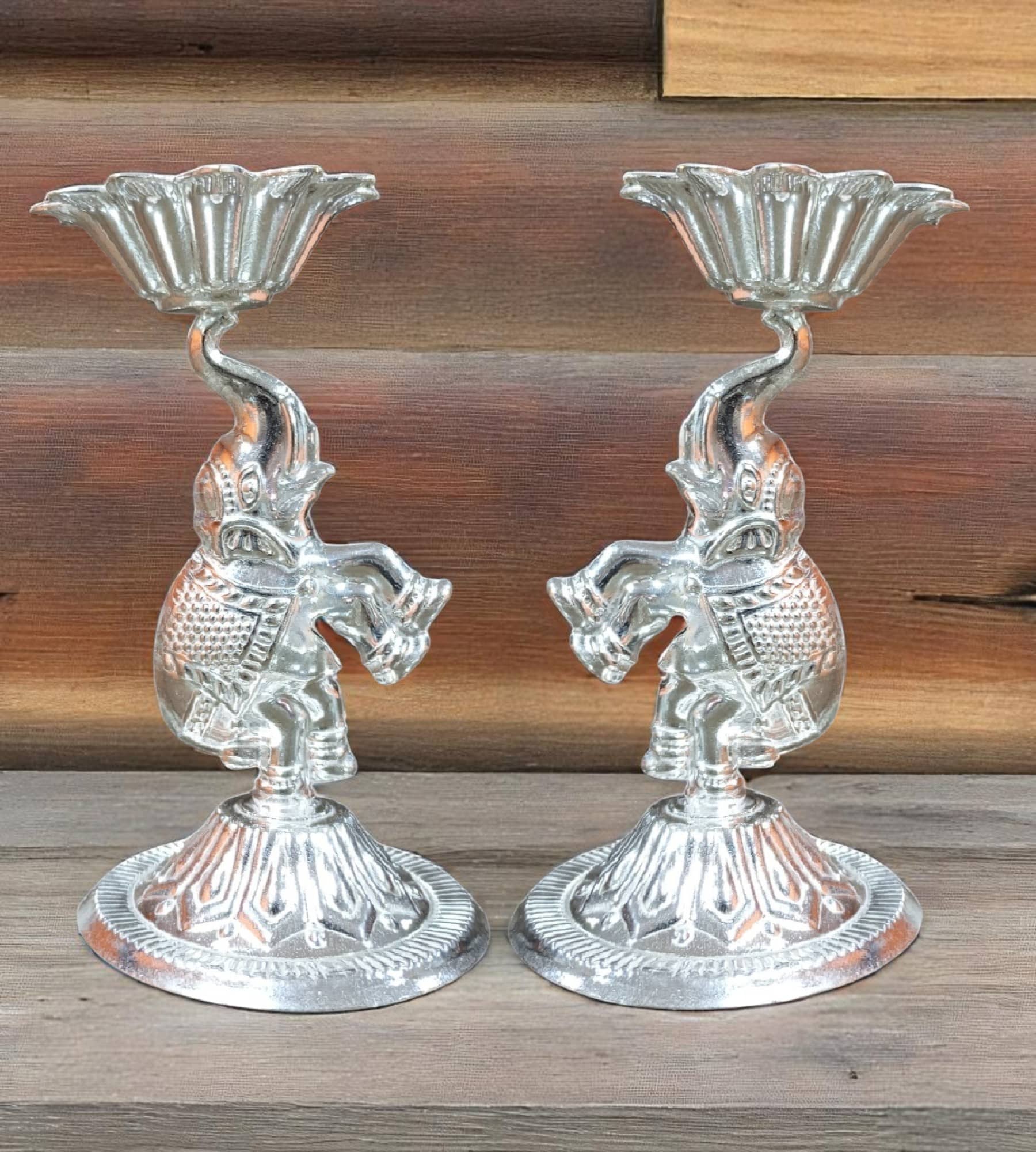 Sigaram Brass Panchmukhi Diya Diya - Pack of 2