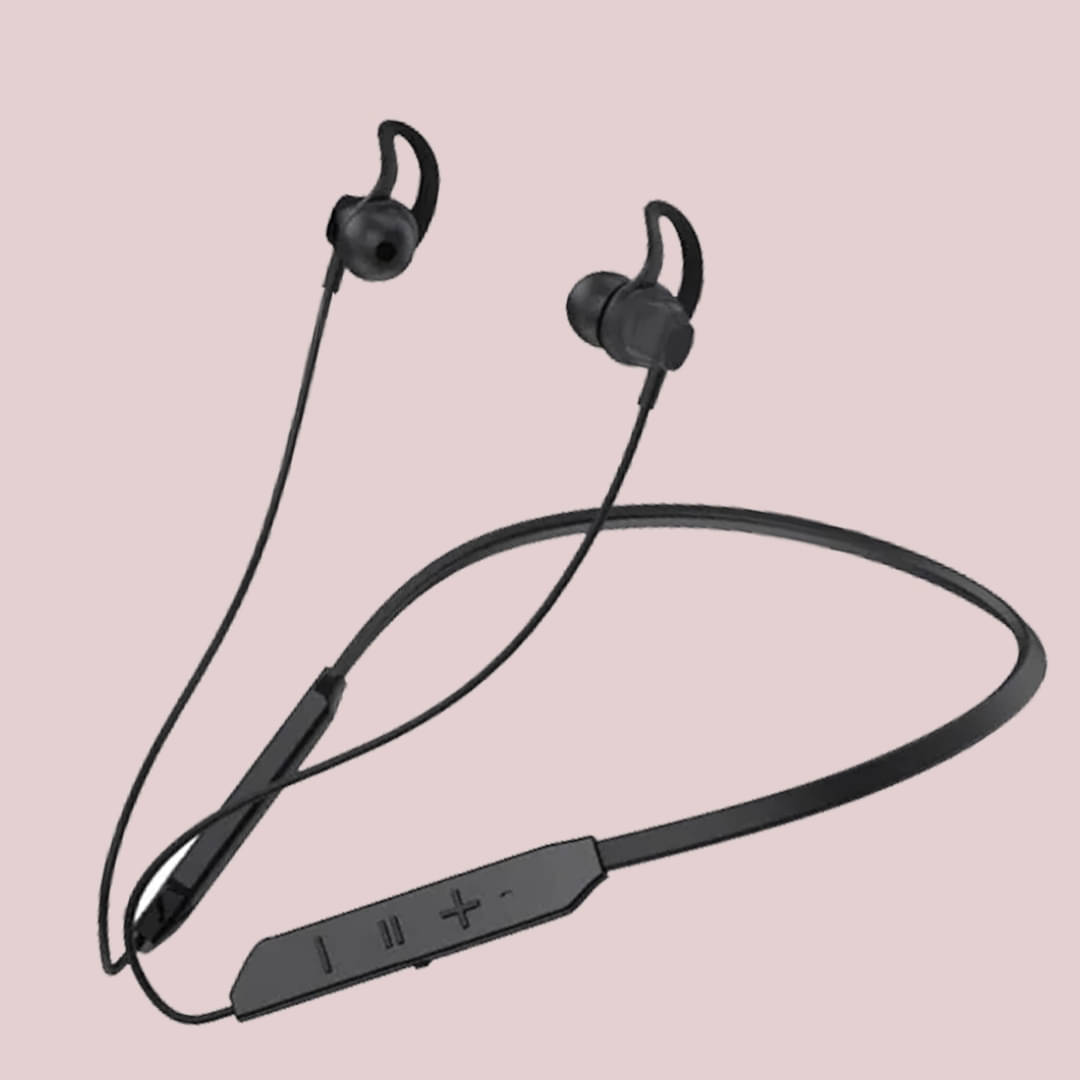 TecSox Vibe Bluetooth Neckband | 30H Playtime | Deep Bass | Black     			TecSox Vibe Bluetooth Neckband | 30H Playtime | Deep Bass | Black