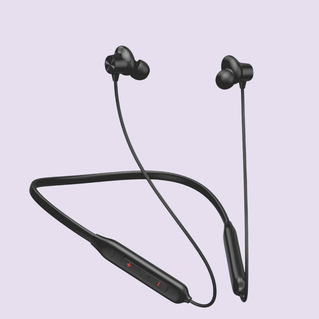     			TecSox Zapp200 Bluetooth Neckband | 30H Playtime | Deep Bass | Black