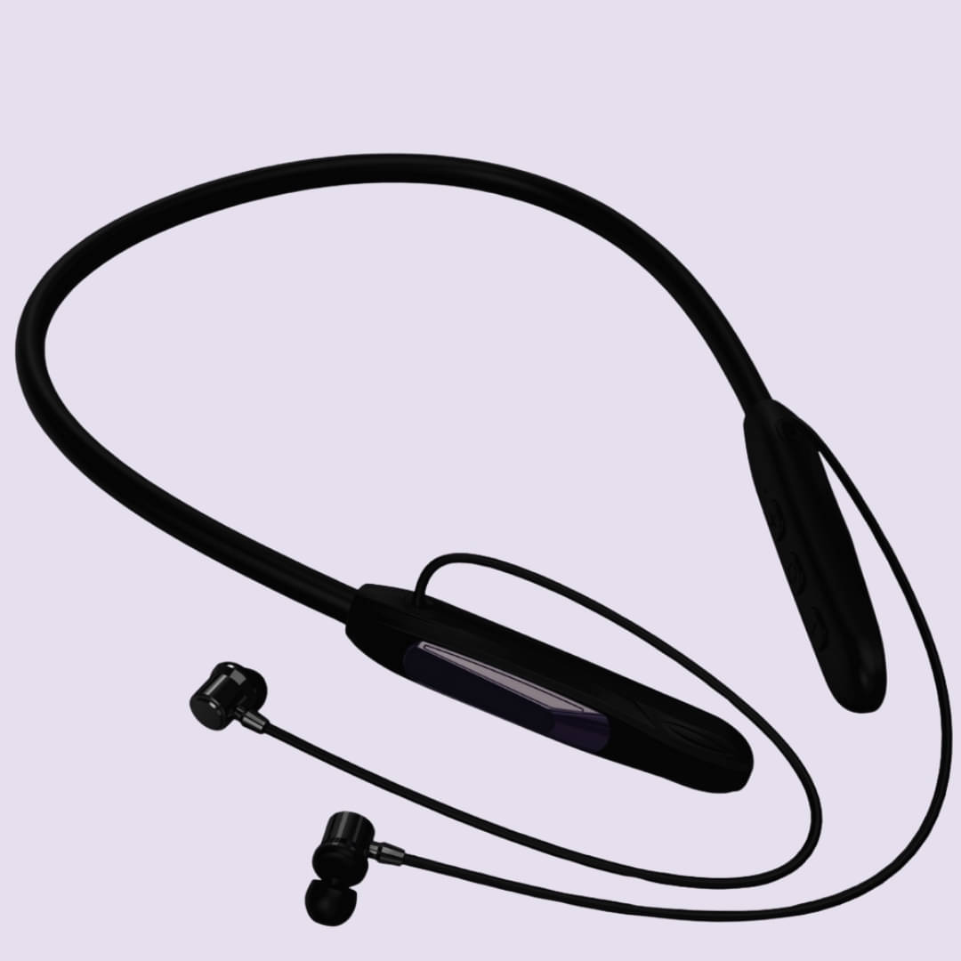 TecSox Jazz Pro Bluetooth Neckband | 30H Playtime | Deep Bass | Black TecSox Jazz Pro Bluetooth Neckband | 30H Playtime | Deep Bass | Black