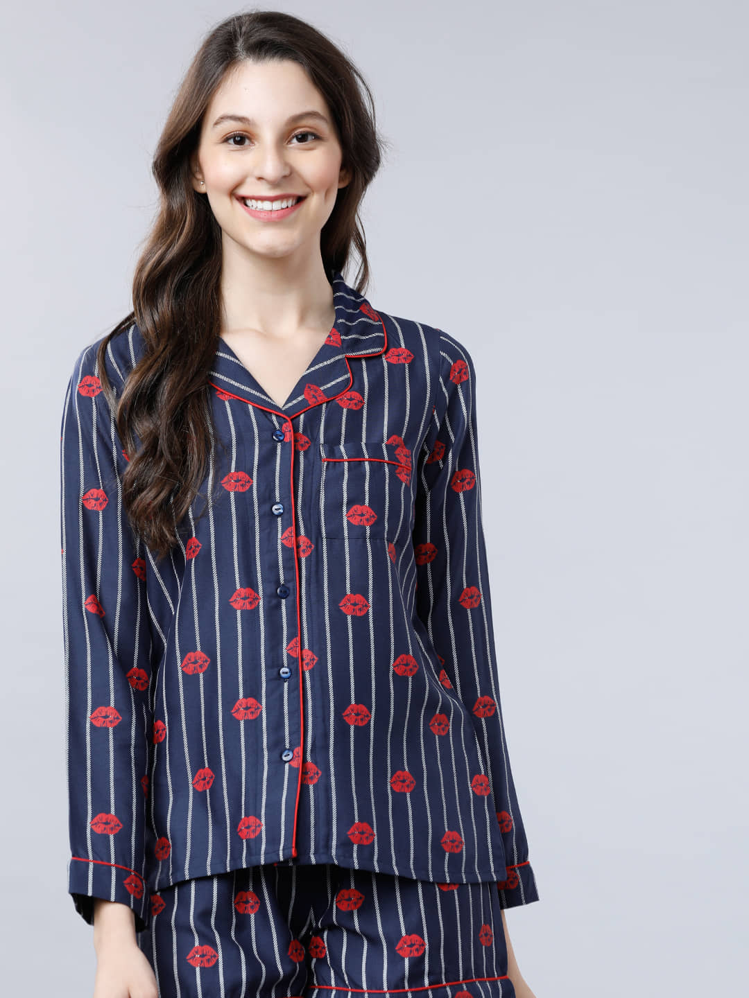 Tokyo Talkies Women Printed Viscose Shirt ( Multi Color )