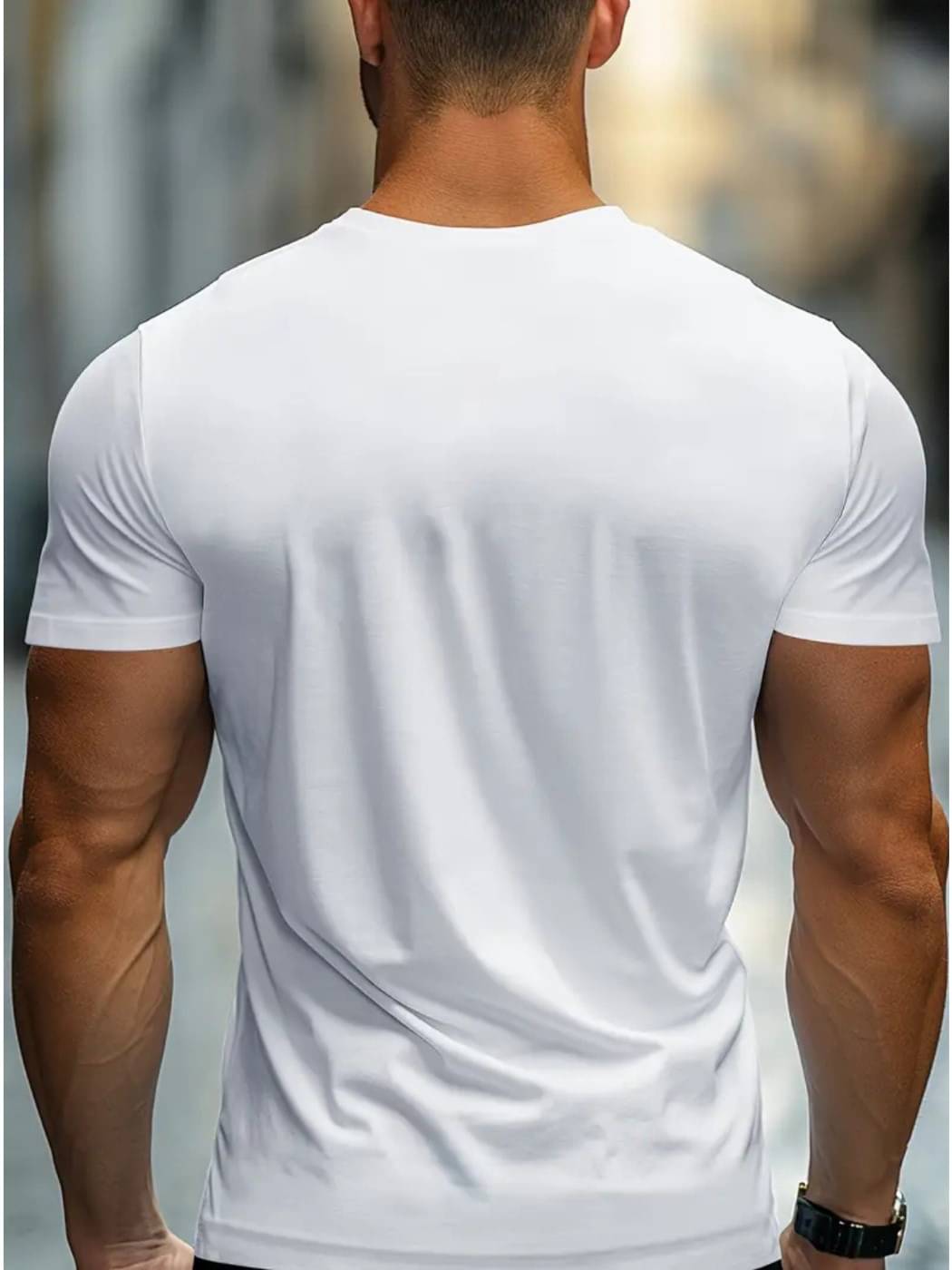 WILD ELEPHANT Men Polyester Regular Fit Printed T-Shirt ( White ) WILD ELEPHANT Men Polyester Regular Fit Printed T-Shirt ( White )