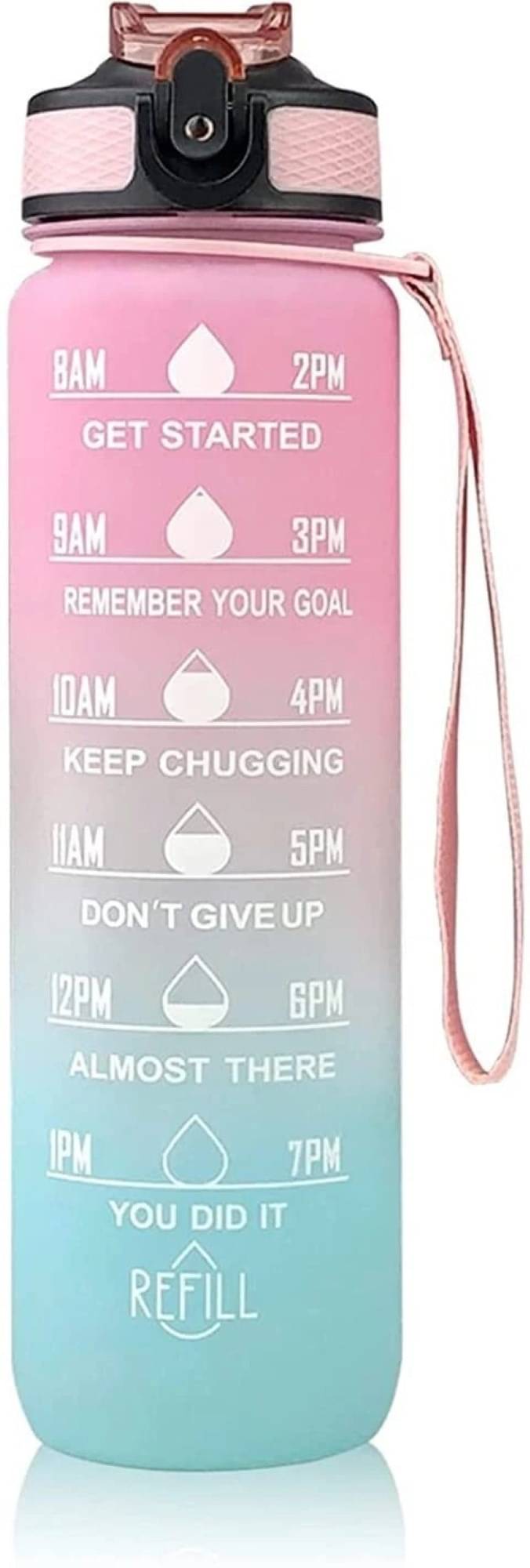     			X Pulse Multicolor Plastic Water Bottle 900 mL ( Set of 1 )