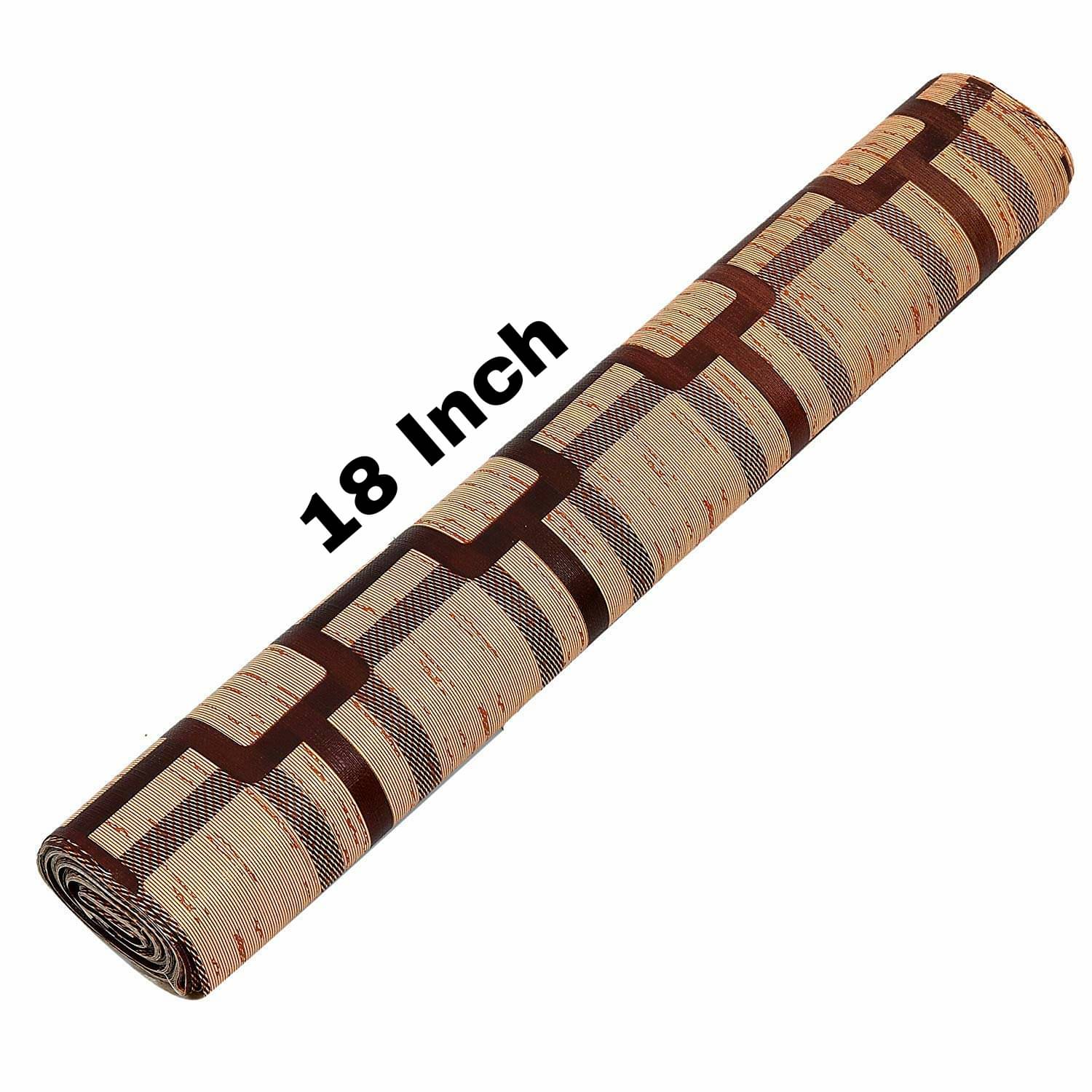 mopak decor Polyester Big Checks Fridge Mat & Cover ( 500 45 ) Pack of 1 - Brown mopak decor Polyester Big Checks Fridge Mat & Cover ( 500 45 ) Pack of 1 - Brown