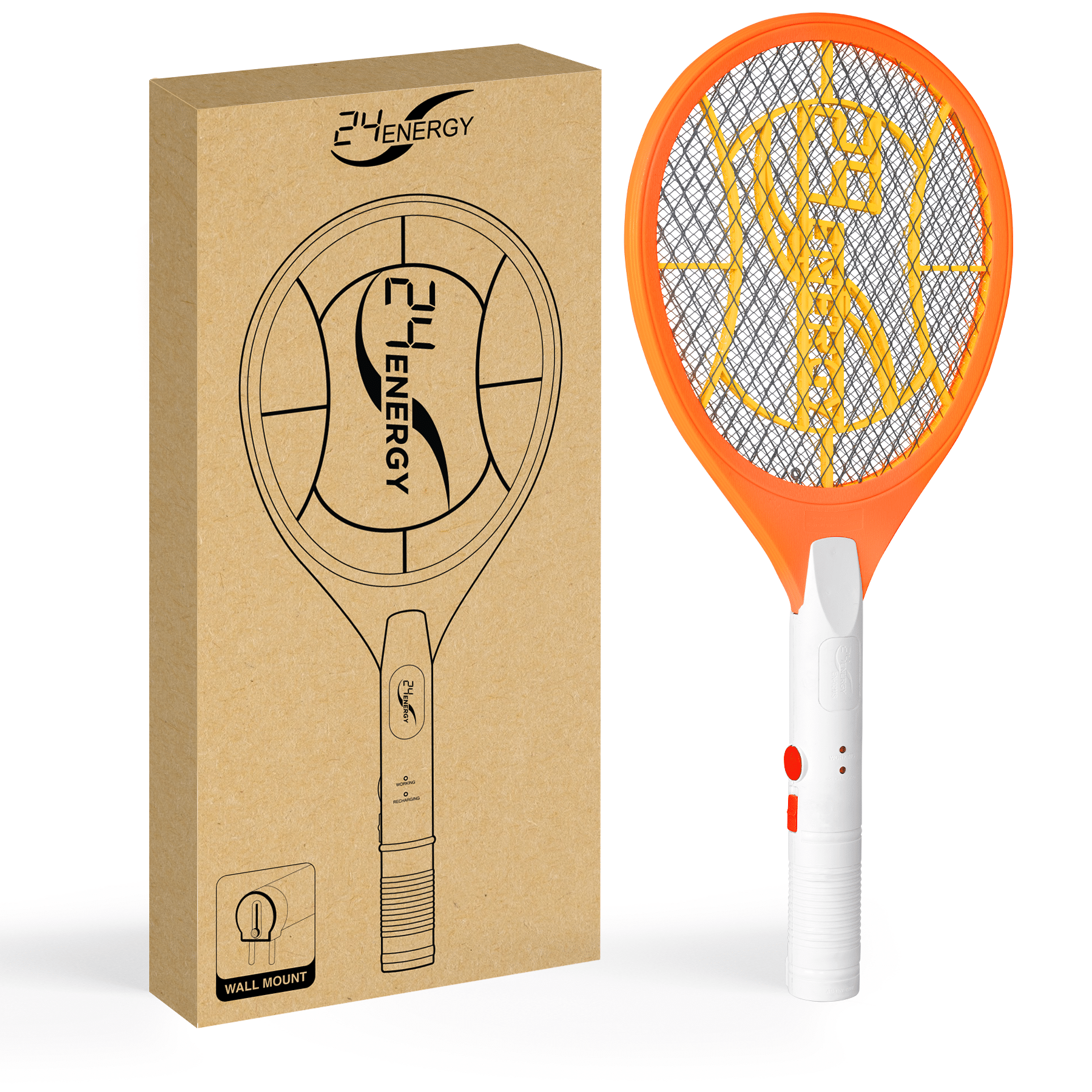 24 ENERGY Mosquito Killer RacketPack of 1 24 ENERGY Mosquito Killer RacketPack of 1