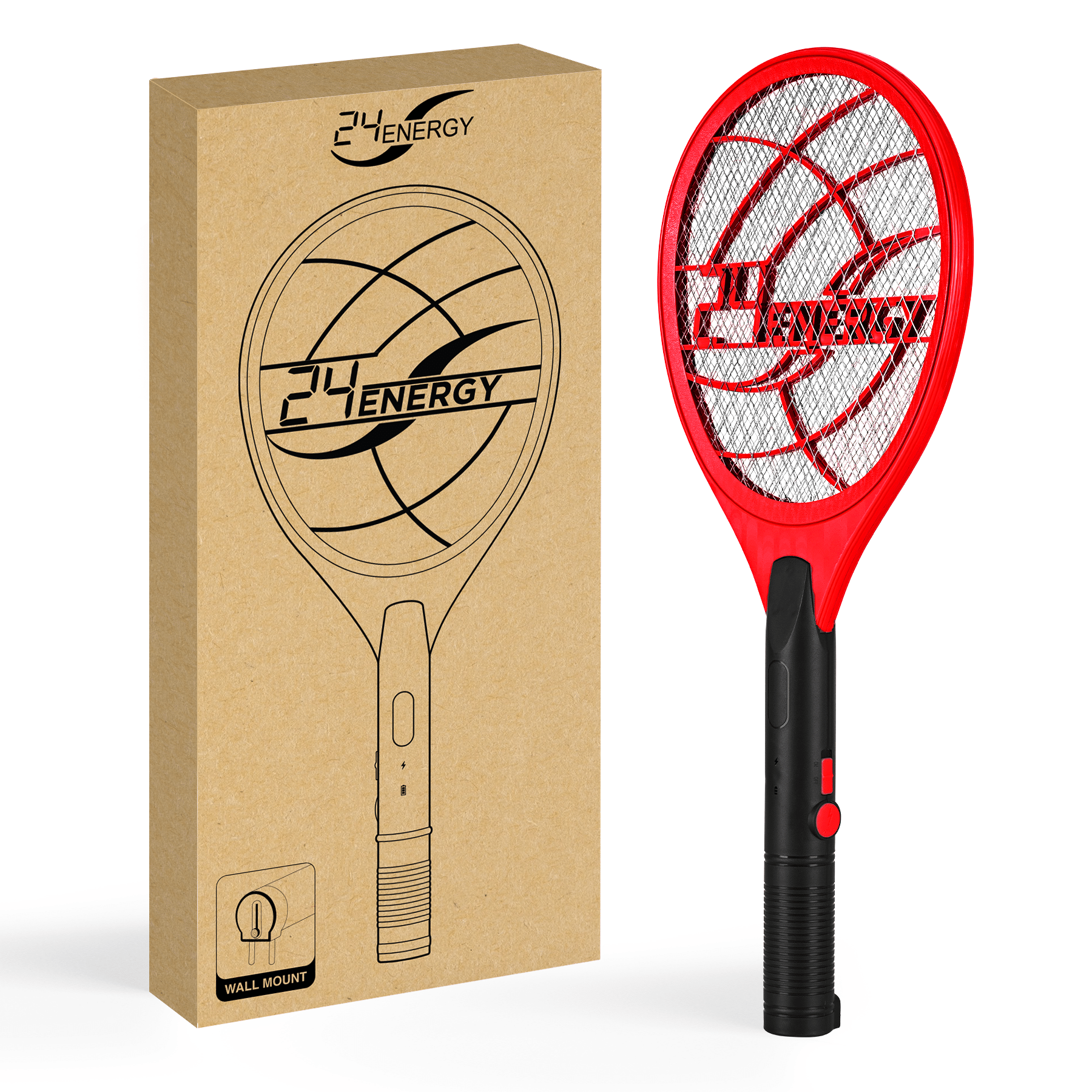 24 ENERGY Mosquito Killer RacketPack of 1 24 ENERGY Mosquito Killer RacketPack of 1