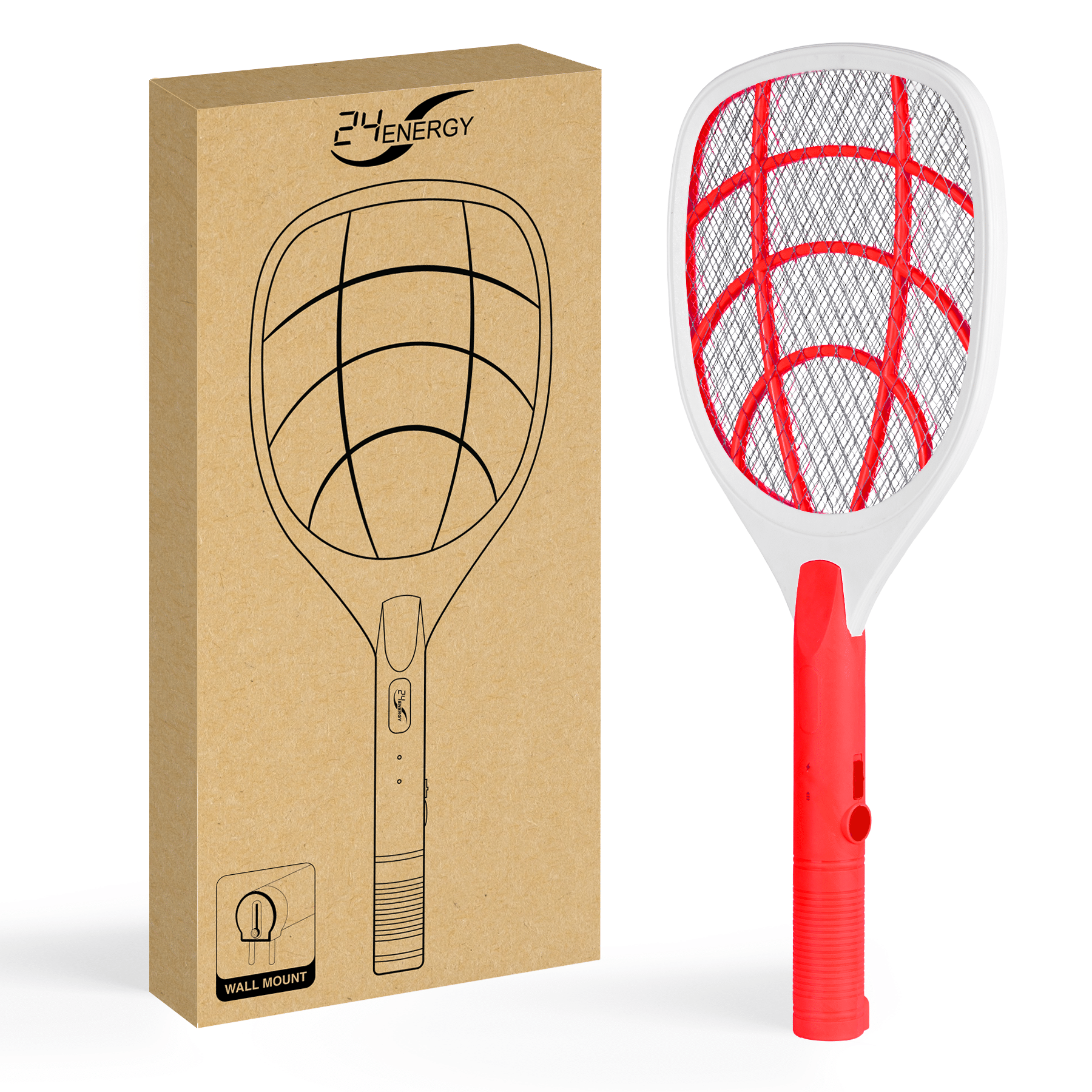 24 ENERGY Mosquito Killer RacketPack of 1 24 ENERGY Mosquito Killer RacketPack of 1