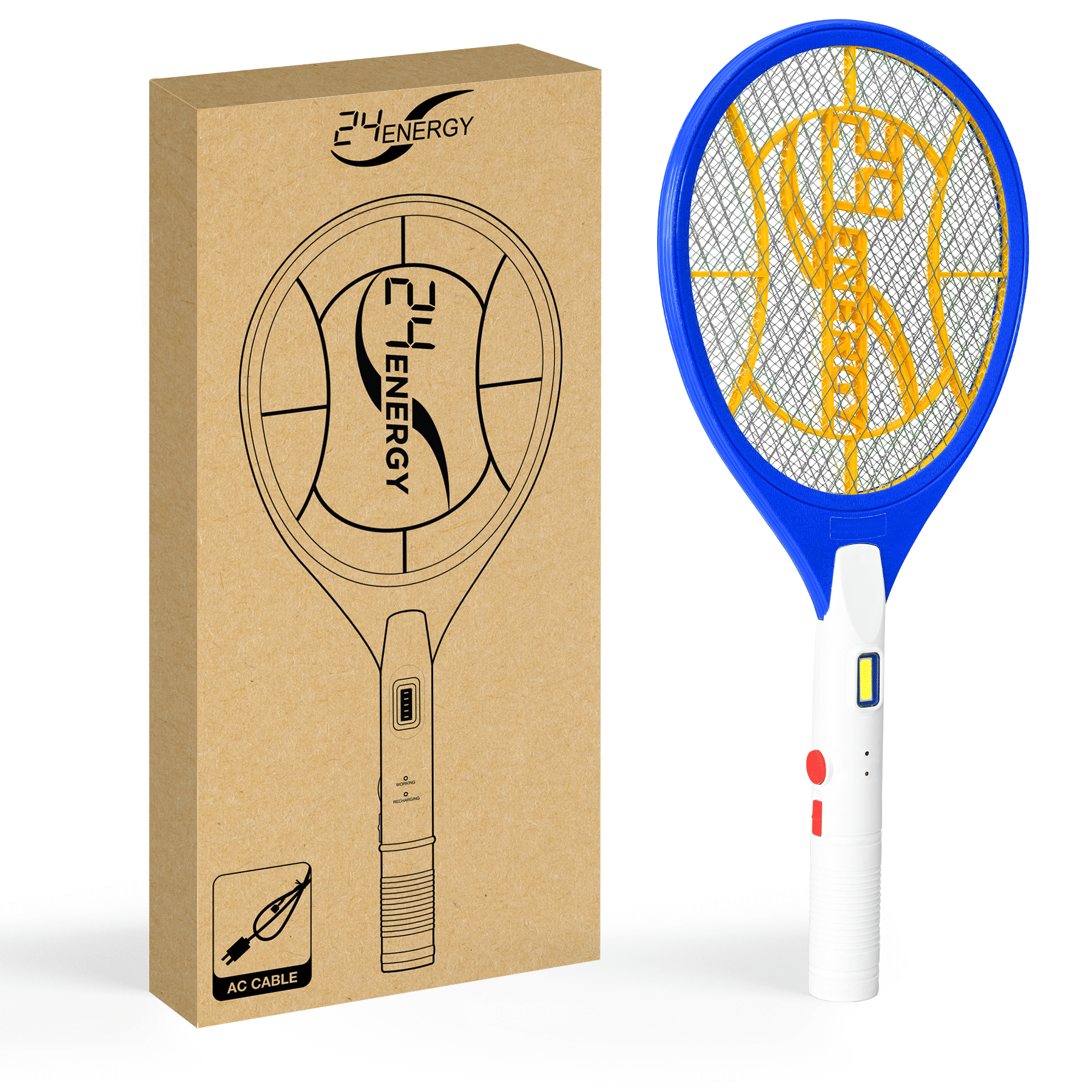 24 ENERGY Mosquito Killer RacketPack of 1 24 ENERGY Mosquito Killer RacketPack of 1
