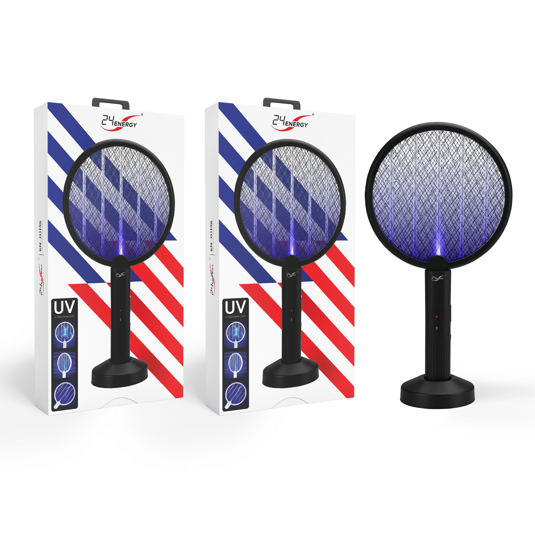 24 ENERGYMosquito Killer RacketPack of 2 24 ENERGYMosquito Killer RacketPack of 2