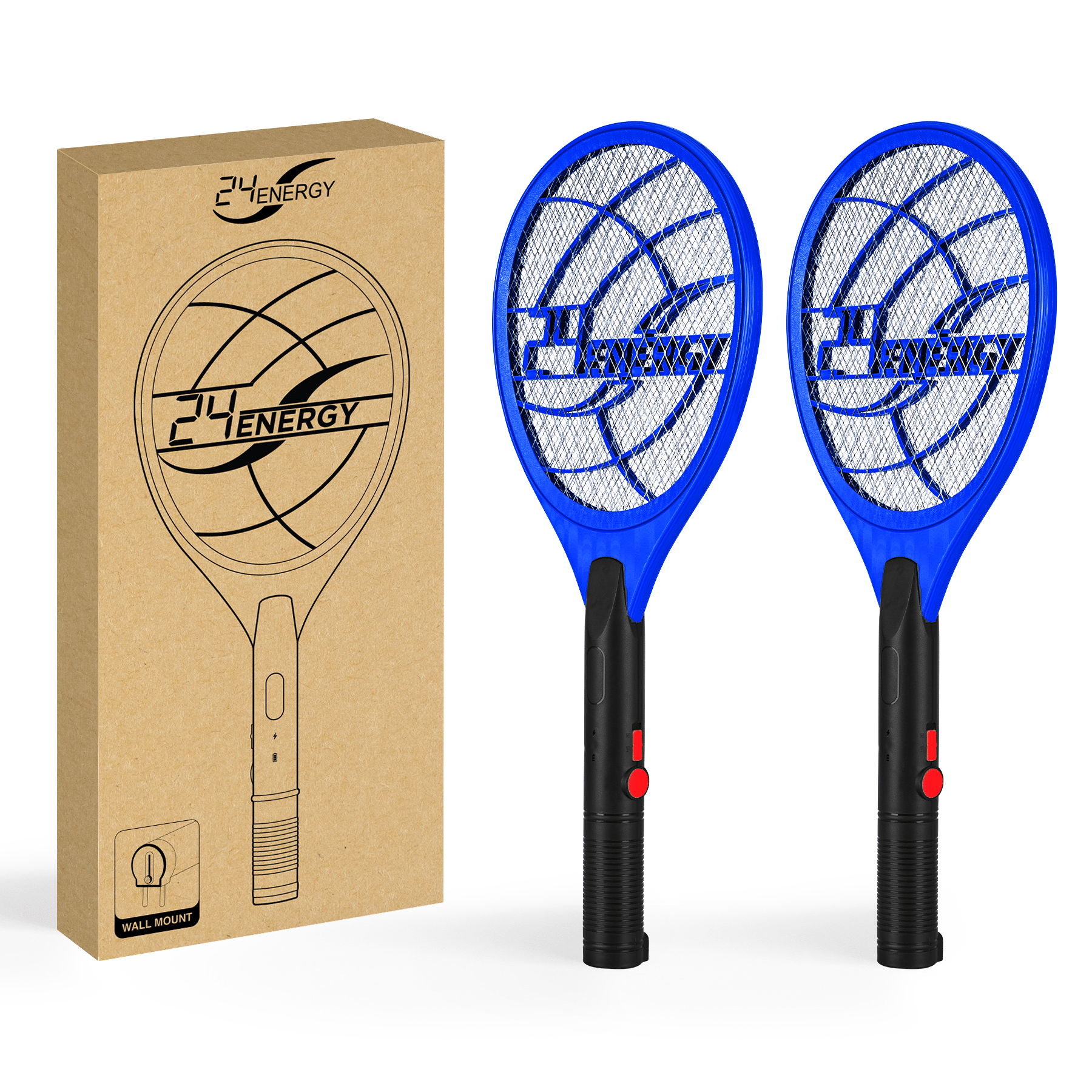     			24 ENERGYMosquito Killer RacketPack of 2