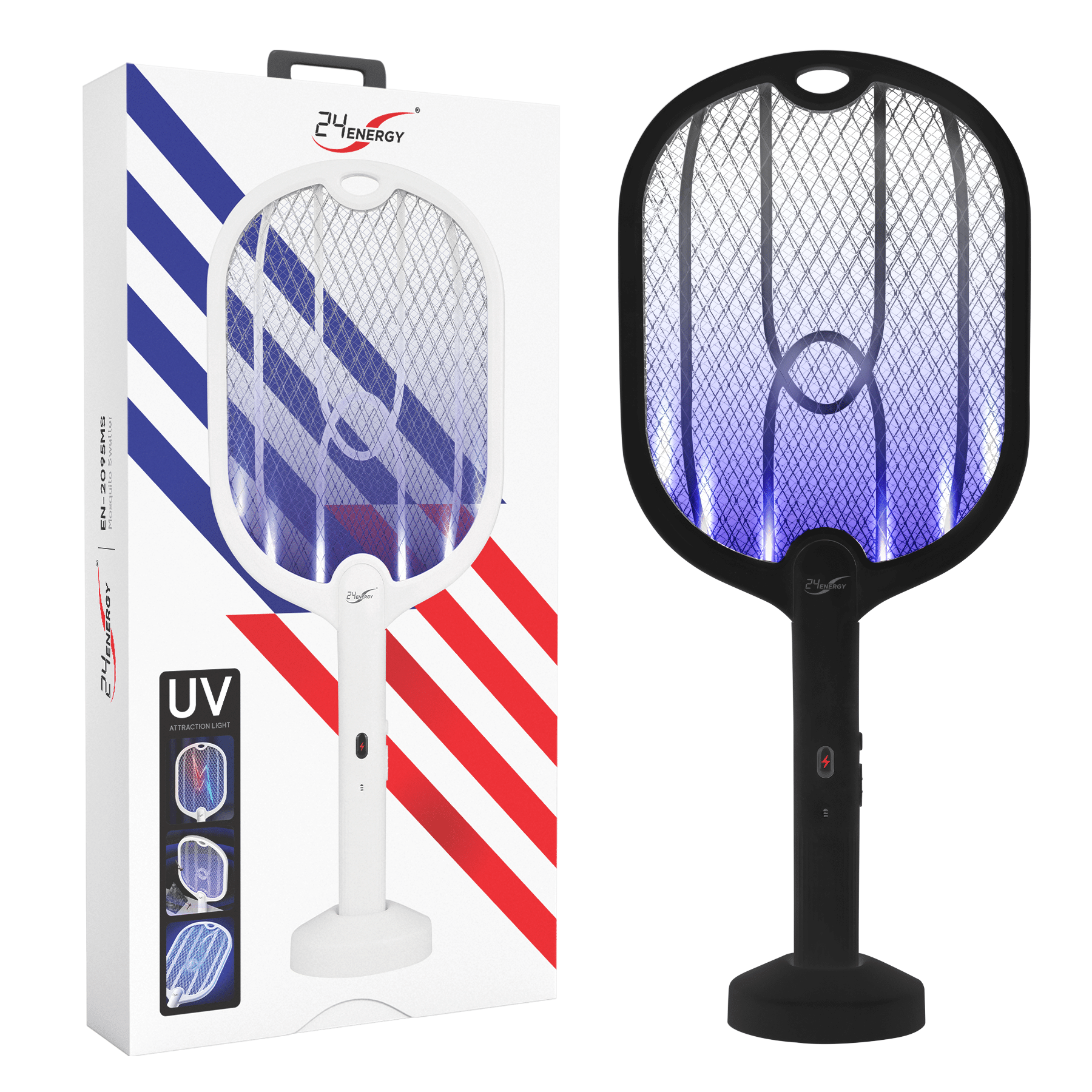     			24 ENERGYMosquito Killer RacketPack of 1