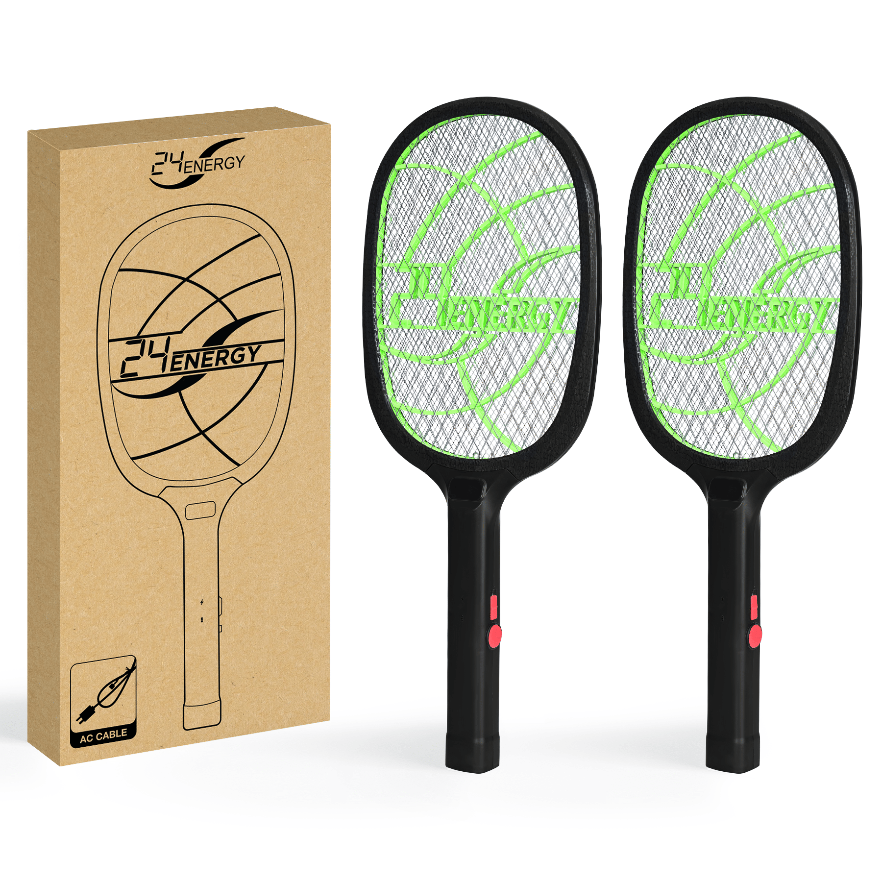 24 ENERGYMosquito Killer RacketPack of 2 24 ENERGYMosquito Killer RacketPack of 2