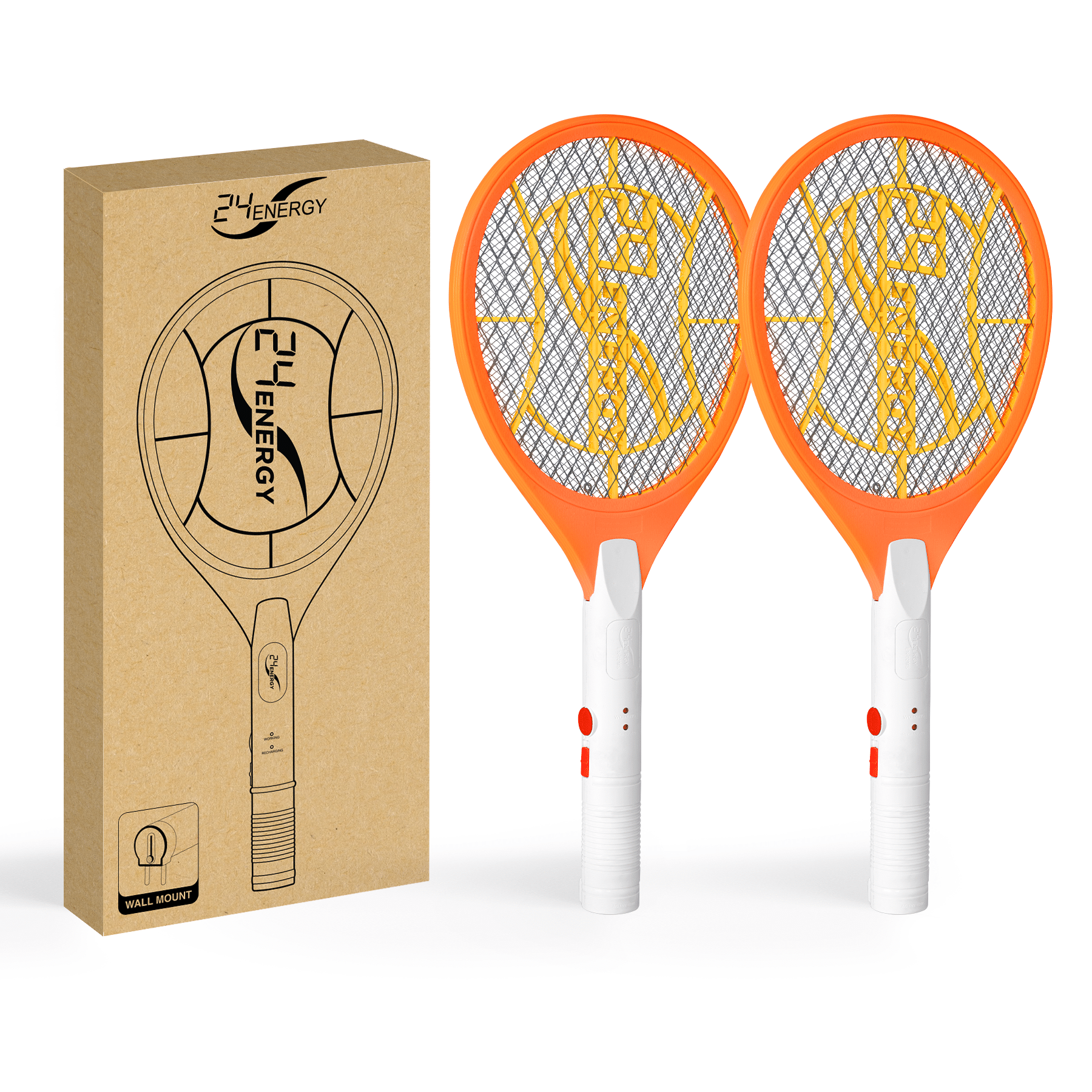24 ENERGYMosquito Killer RacketPack of 2 24 ENERGYMosquito Killer RacketPack of 2