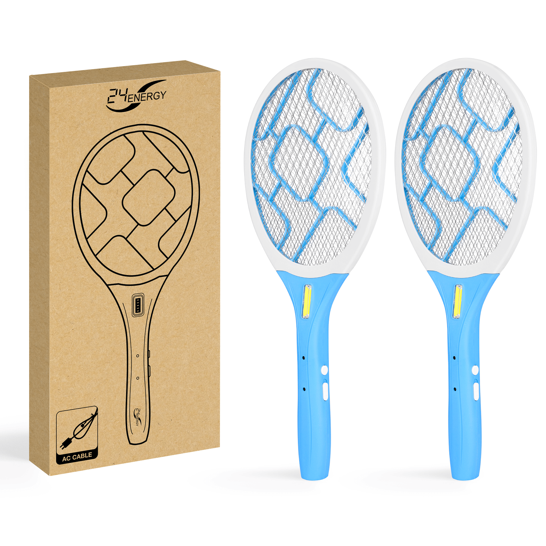     			24 ENERGYMosquito Killer RacketPack of 2