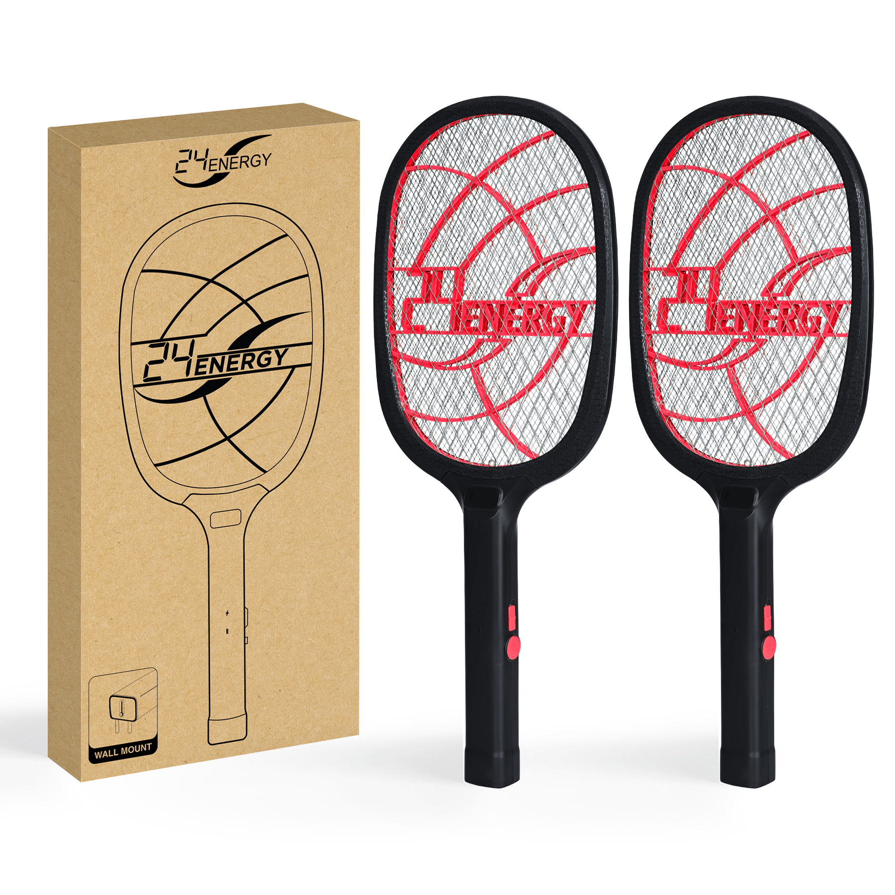 24 ENERGYMosquito Killer RacketPack of 2 24 ENERGYMosquito Killer RacketPack of 2