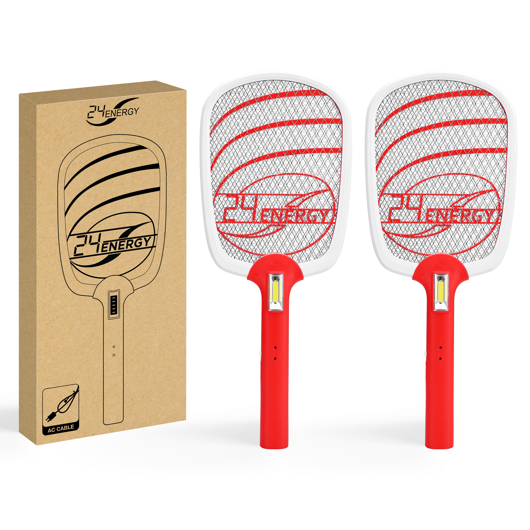     			24 ENERGYMosquito Killer RacketPack of 2