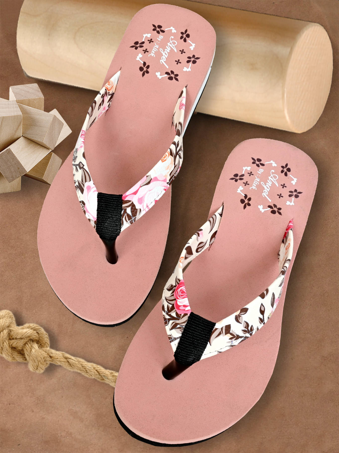     			Altek Peach Women's Flats
