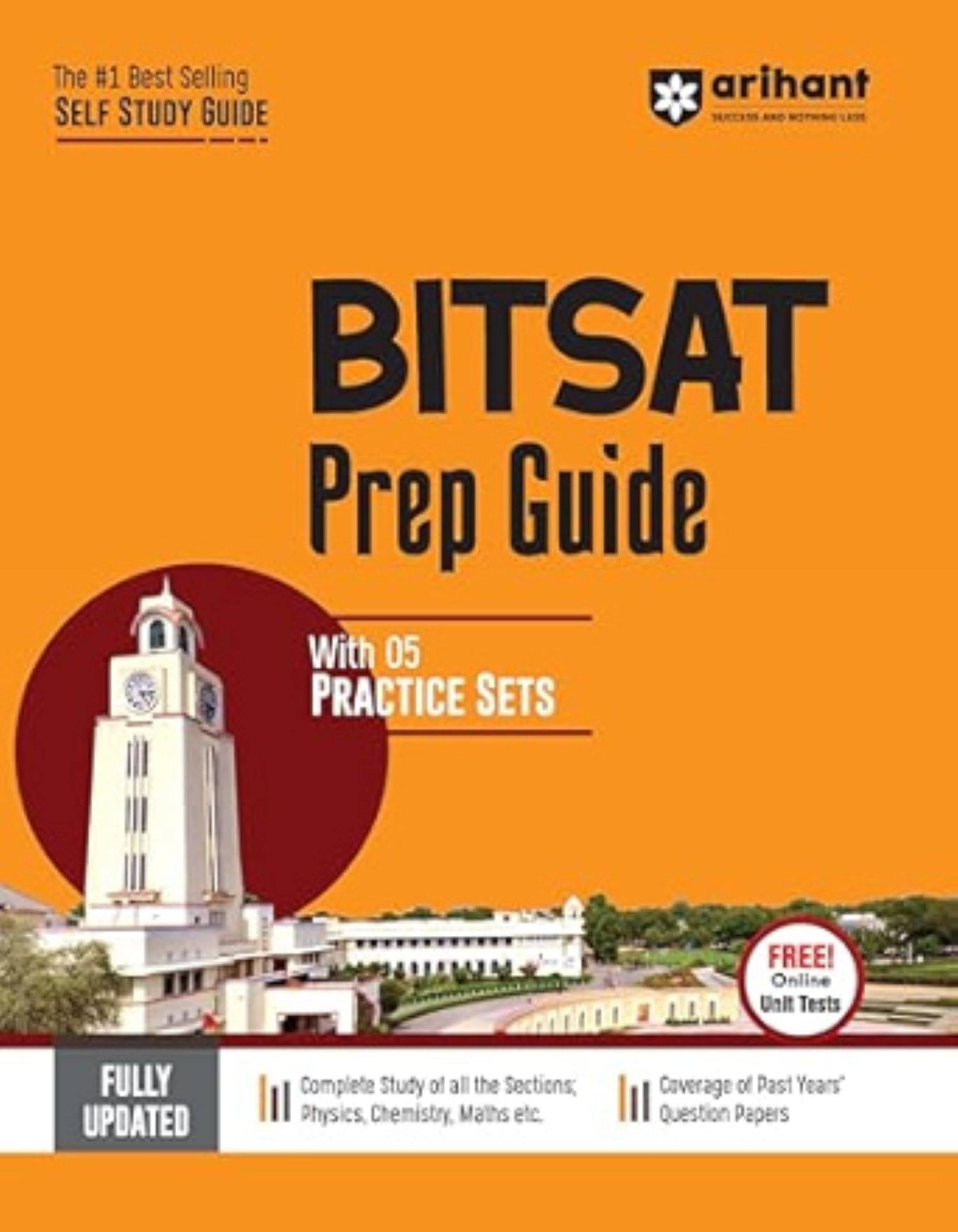     			Arihant 2025-26 EXAMS BITSAT Prep Guide ( With 5 Practice Sets ) | Complete study