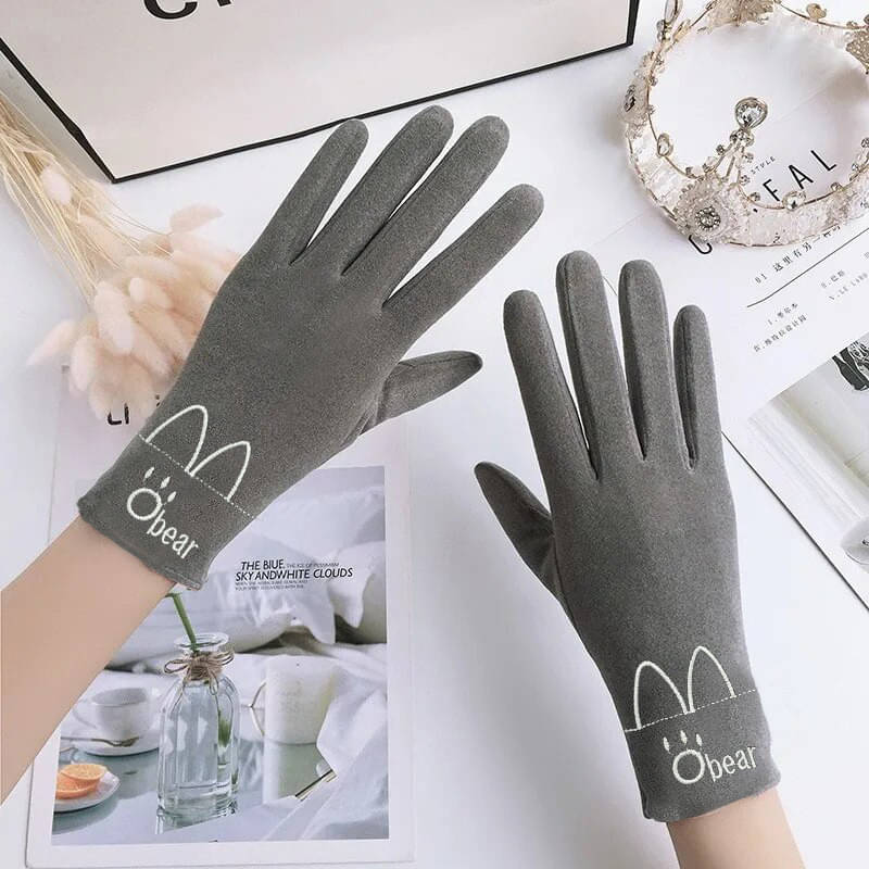 Babji Gray Women's Woollen Gloves ( Pack of 1 ) Babji Gray Women's Woollen Gloves ( Pack of 1 )