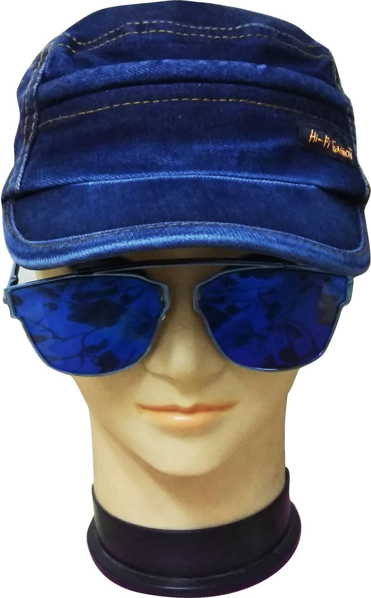 Babji Pack of 1 Cotton Blend Men's Cap ( Blue ) Babji Pack of 1 Cotton Blend Men's Cap ( Blue )