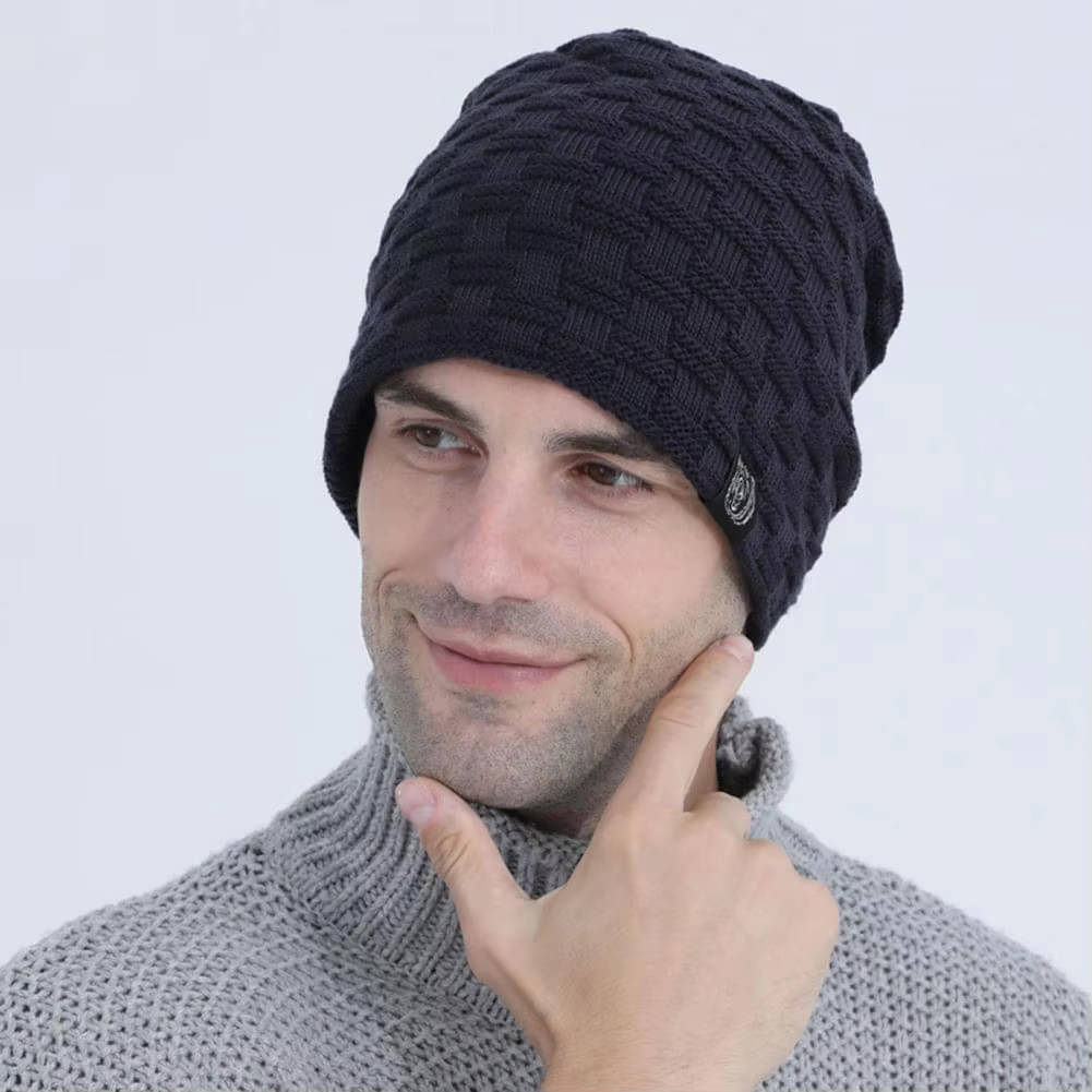 Babji Pack of 1 Woollen Men's Cap ( Blue ) Babji Pack of 1 Woollen Men's Cap ( Blue )