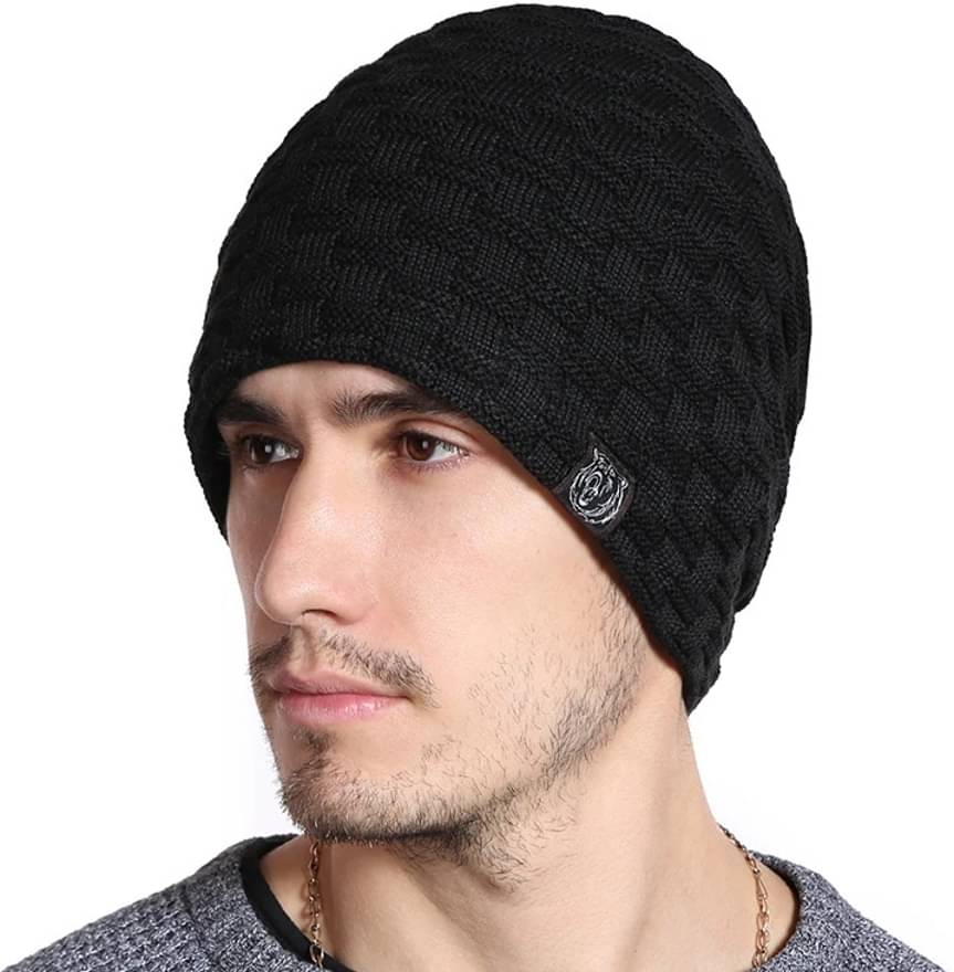 Babji Pack of 1 Woollen Men's Cap ( Black ) Babji Pack of 1 Woollen Men's Cap ( Black )