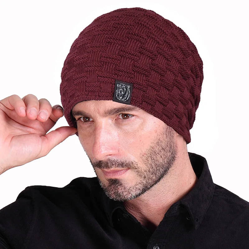     			Babji Pack of 1 Woollen Men's Cap ( Maroon )