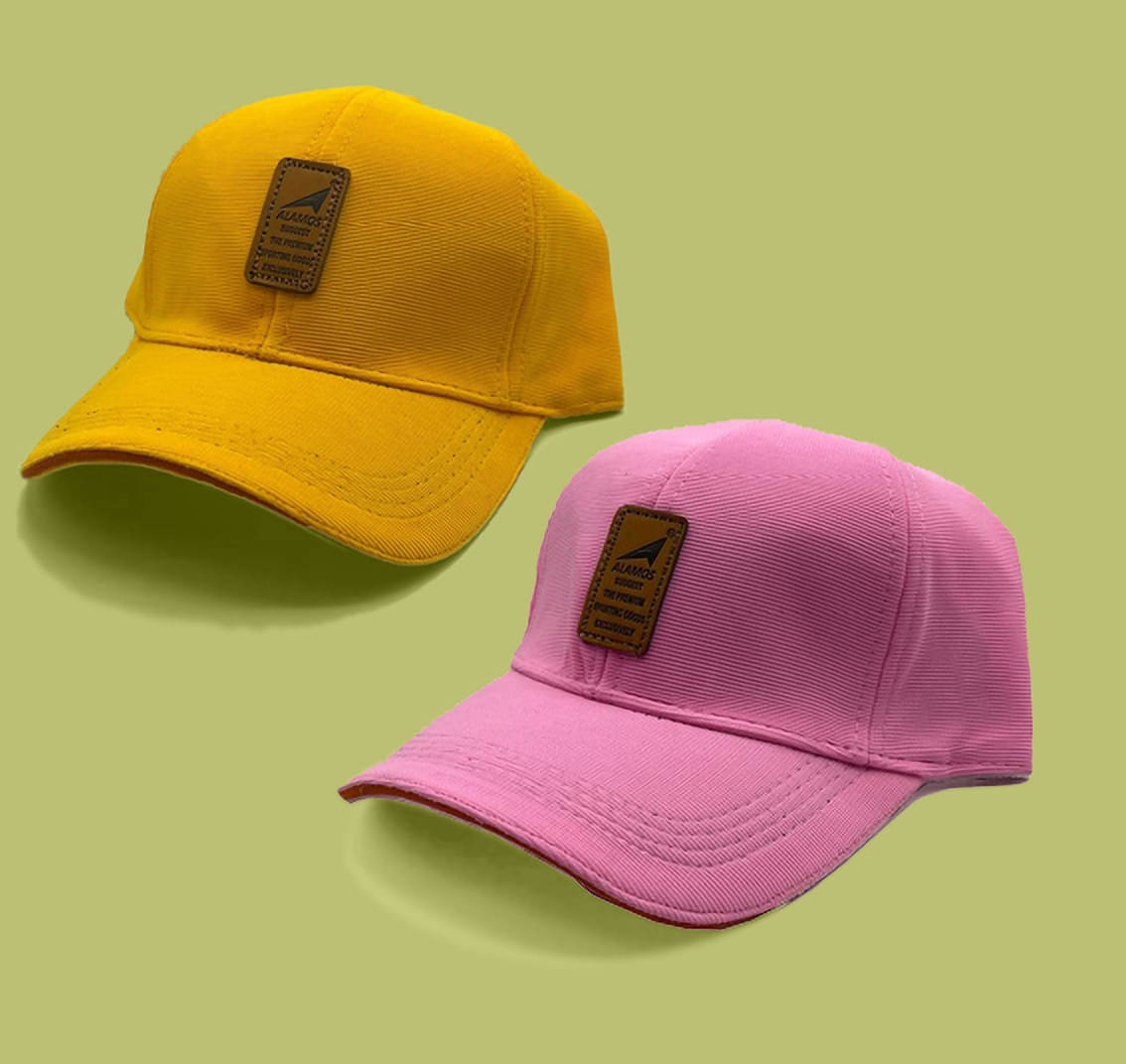 Babji Pack of 2 Cotton Blend Men's Cap ( Yellow ) Babji Pack of 2 Cotton Blend Men's Cap ( Yellow )