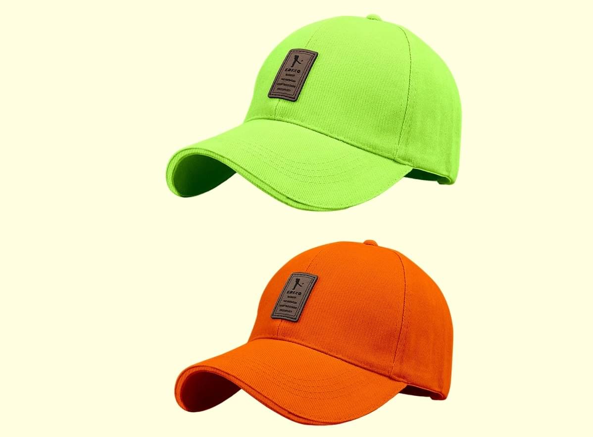     			Babji Pack of 2 cotton Men's Cap ( Green )