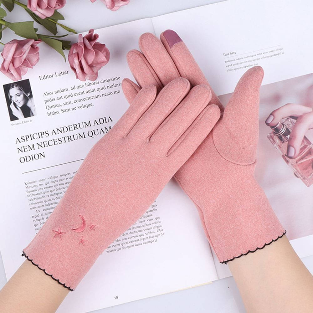 Babji Pink Women's Woollen Gloves ( Pack of 1 ) Babji Pink Women's Woollen Gloves ( Pack of 1 )