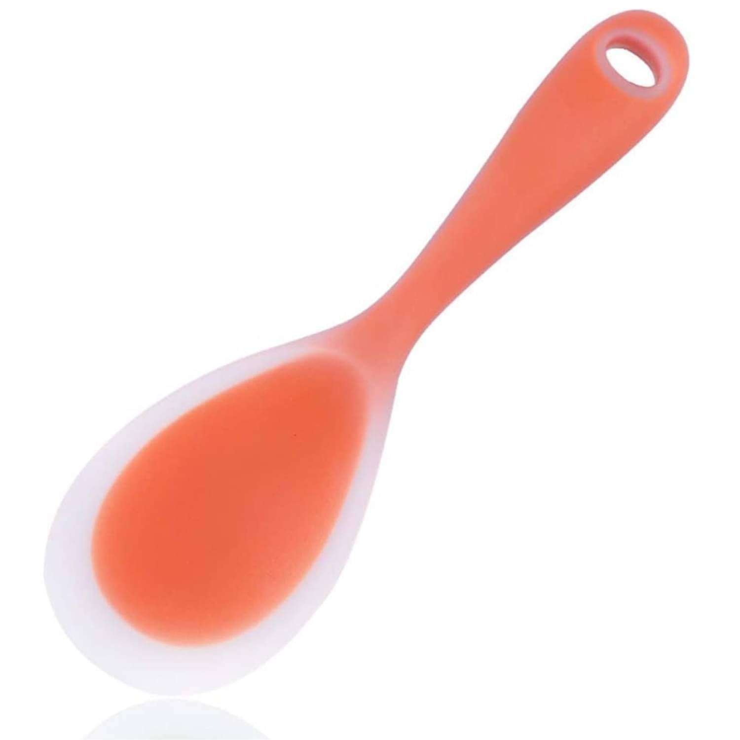     			Baskety Orange Silicone Mixing Spatula ( Pack of 1 )