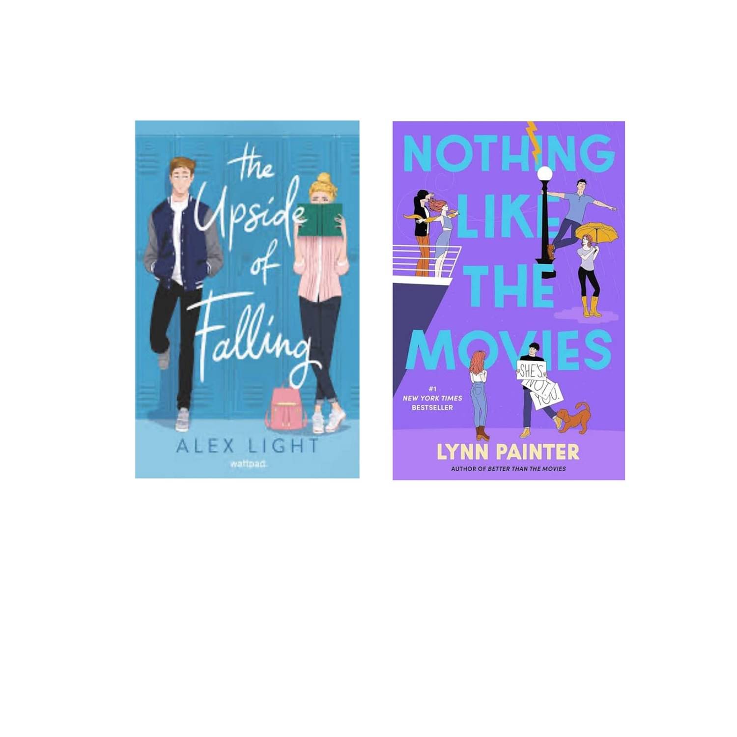 ( Combo Of 2 Books ) The Upside of Falling & Nothing Like the Movies Paperback English By Alex Light & Lynn Painter ( Combo Of 2 Books ) The Upside of Falling & Nothing Like the Movies Paperback English By Alex Light & Lynn Painter