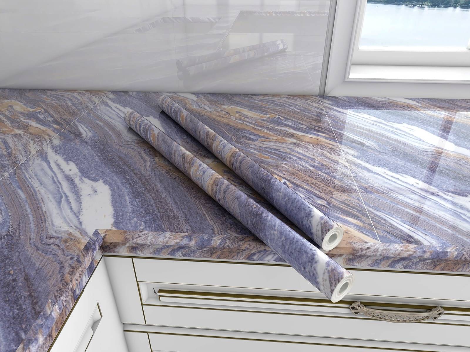 FLETIX Abstract Wallpaper ( 60 x 200 ) cm ( Pack of 2 ) FLETIX Abstract Wallpaper ( 60 x 200 ) cm ( Pack of 2 )