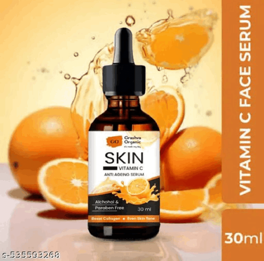 GRASHVA ORGANIC Face Serum Almond Oil Daily Care For All Skin Type ( Pack of 1 ) GRASHVA ORGANIC Face Serum Almond Oil Daily Care For All Skin Type ( Pack of 1 )