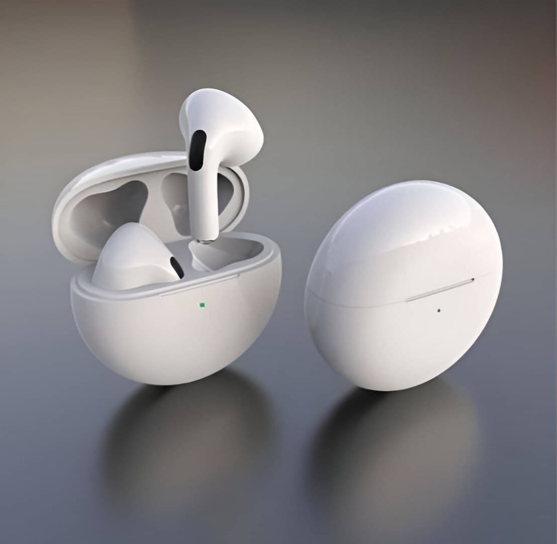     			HUG PUPPY Premium Earbuds In Ear TWS White