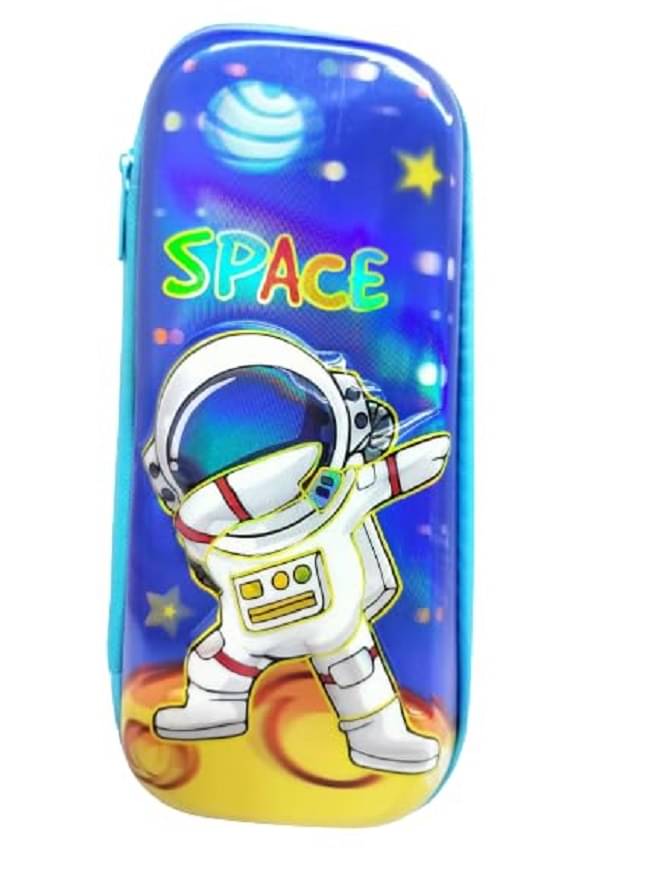     			Joymart -3D EVA Space Astronaut Theme Pencil Case Large Capacity Pencil Pouch Bag Compass School Pouch Organizer for Students Kids Premium Stylish Pen Holder Pouch Stationery Box Return Gifts for Kids