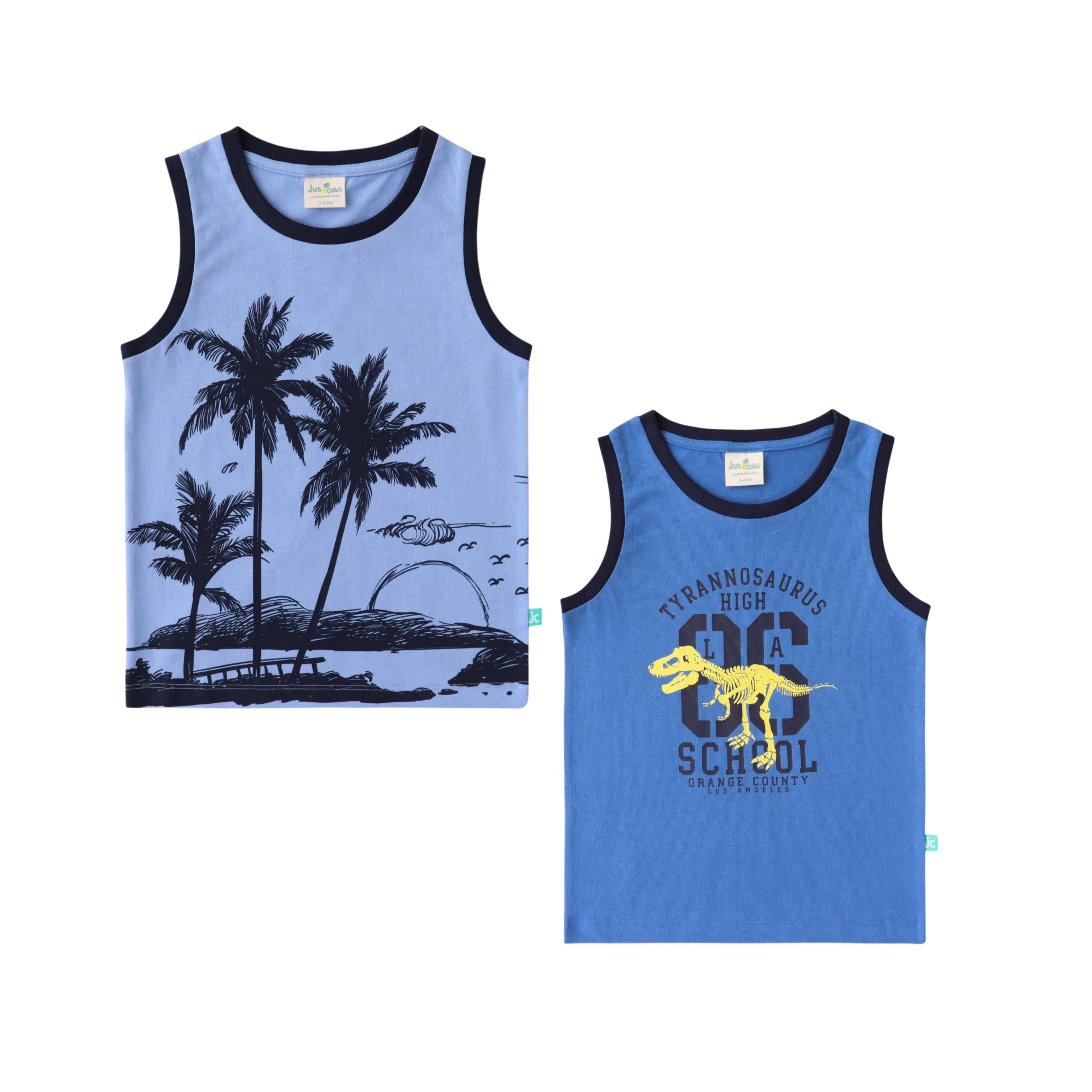     			Juscubs Pack of 3 Boys Cotton T-Shirt ( Multicolor 6 )