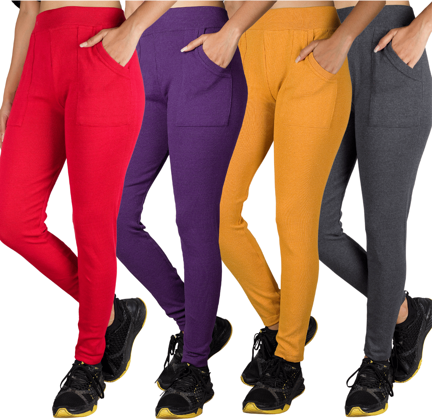     			KARARO JEGGINGS Women Cotton Blend Skinny Fit Jegging