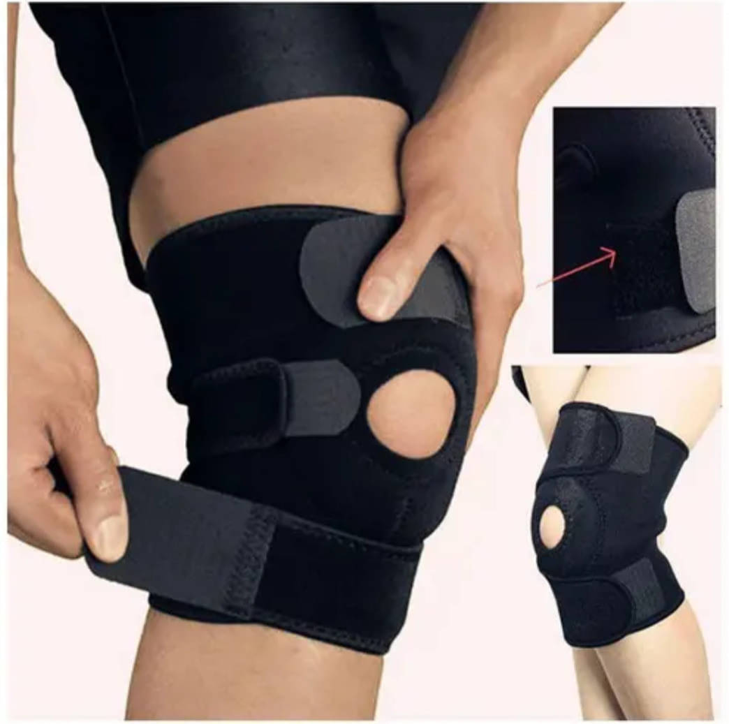 Mulkraj Ortho Unisex Hinge-Free Knee Braces Pair of 1 Black ( Free Size - Size ) Mulkraj Ortho Unisex Hinge-Free Knee Braces Pair of 1 Black ( Free Size - Size )