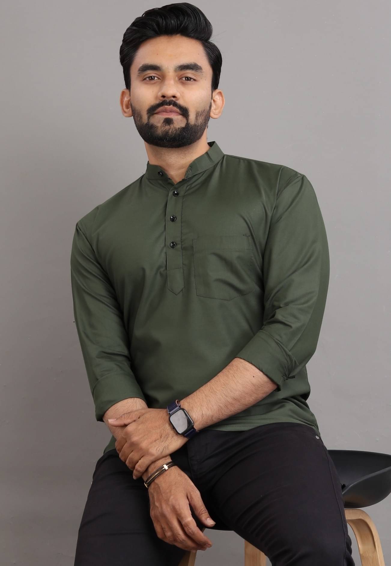 SOPANI Multi Cotton Men's Regular Kurta ( Pack of 1 ) SOPANI Multi Cotton Men's Regular Kurta ( Pack of 1 )