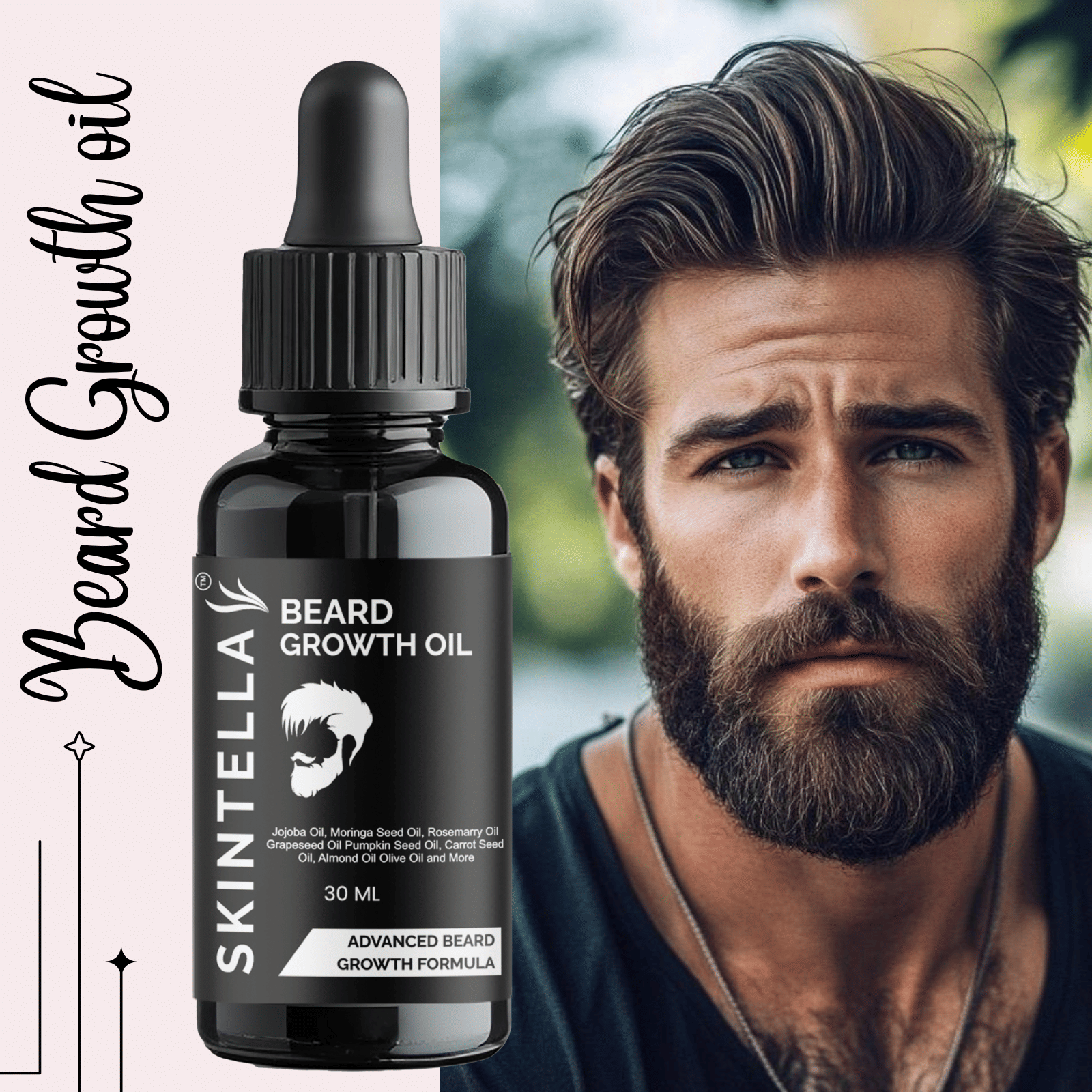 Skintella Argan Oil Promotes Beard Growth Beard Oil 30 ml Skintella Argan Oil Promotes Beard Growth Beard Oil 30 ml