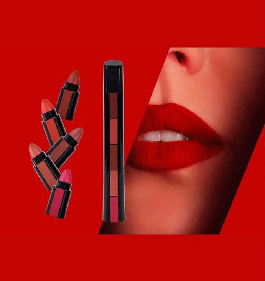     			VAGONS Red Matte Long Lasting Crayon Lipstick ( Pack of 1 )