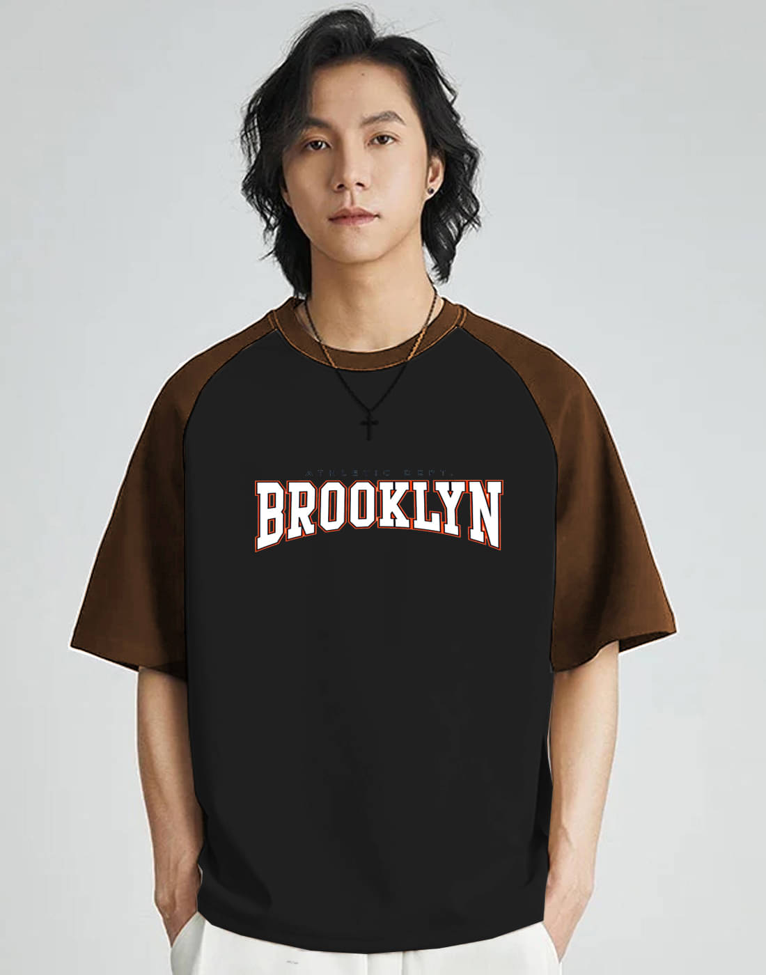 VIOUR Men Cotton Oversized Fit Printed T-Shirt ( Black ) VIOUR Men Cotton Oversized Fit Printed T-Shirt ( Black )