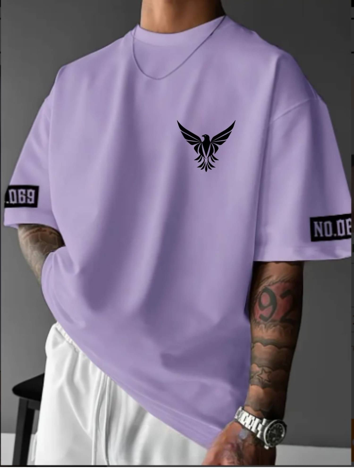 Vamsi Men Cotton Blend Relaxed Fit Printed T-Shirt ( Purple )     			Vamsi Men Cotton Blend Relaxed Fit Printed T-Shirt ( Purple )