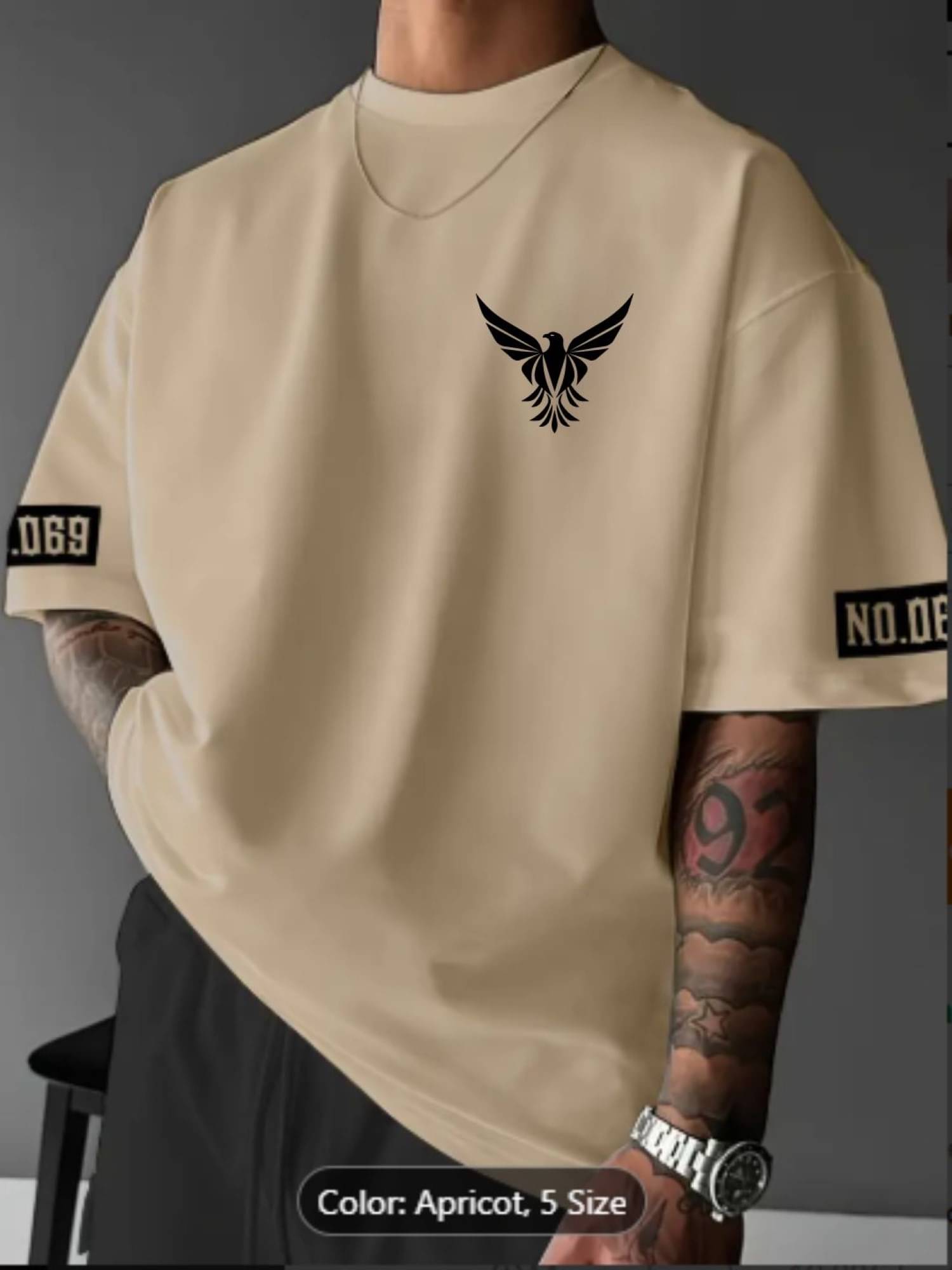 Vamsi Men Cotton Blend Relaxed Fit Printed T-Shirt ( Beige ) Vamsi Men Cotton Blend Relaxed Fit Printed T-Shirt ( Beige )